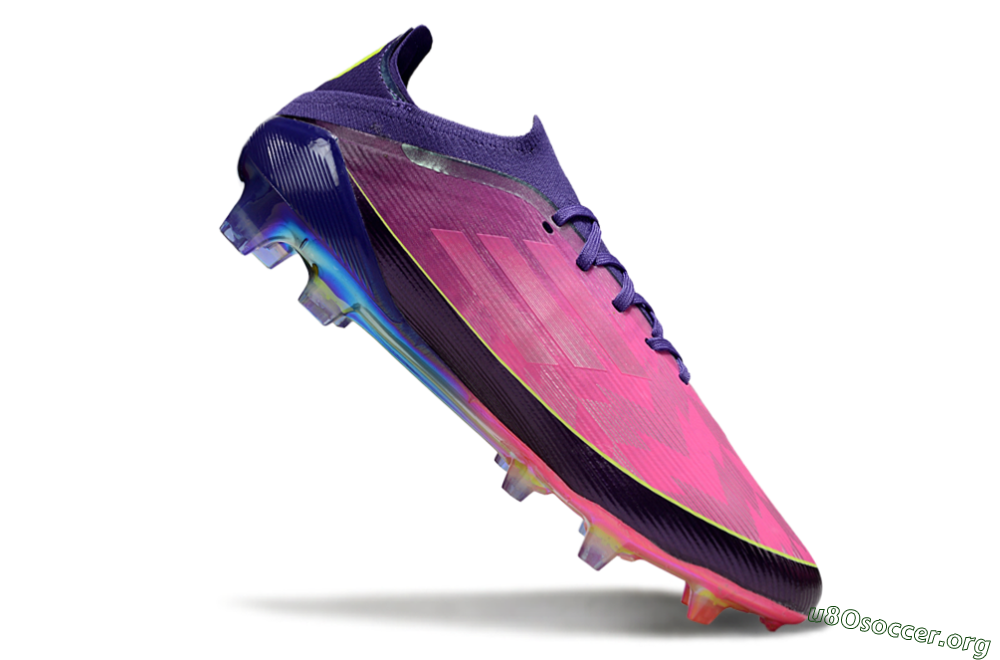 Adidas F50 Elite FG Football Boots - Pink/Vibrant Pink/Deep Purple 4