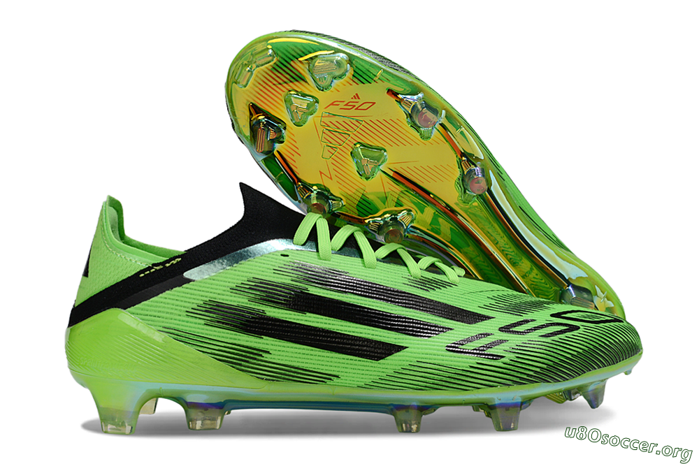 Adidas F50 Elite FG Football Boots - Green/Neon Green/Black 2