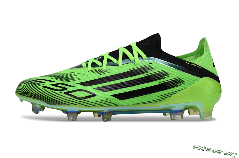 Adidas F50 Elite FG Football Boots - Green/Neon Green/Black 3