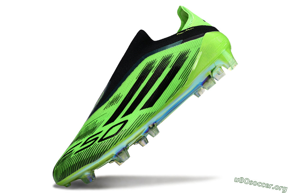 Adidas F50 Elite Laceless FG Football Boots - Green/Lime Burst/Electric Glow 5