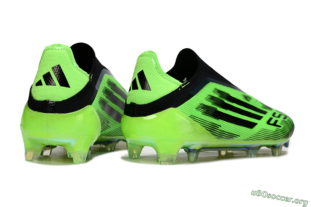 Adidas F50 Elite Laceless FG Football Boots - Green/Lime Burst/Electric Glow 6