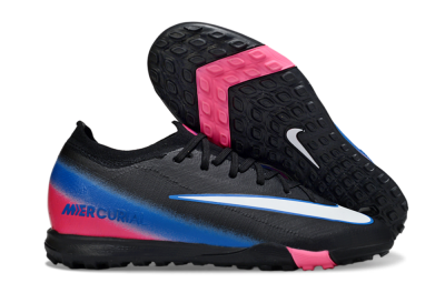 Nike Air Zoom Mercurial Vapor 16 Elite TF Football Shoes - Black/Electric Blue/Pink Fusion