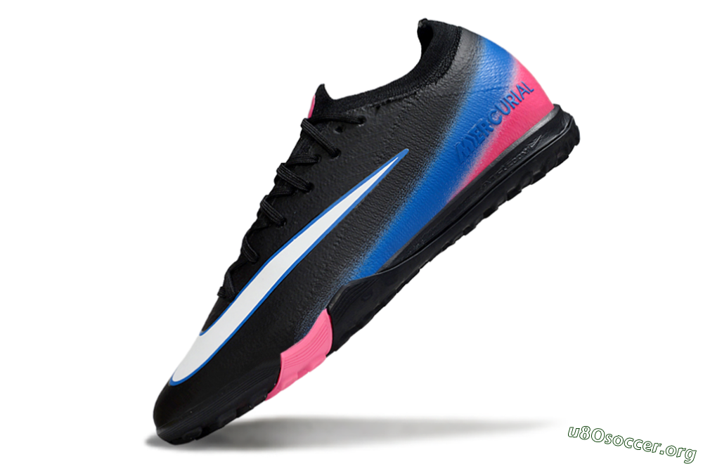Nike Air Zoom Mercurial Vapor 16 Elite TF Football Shoes - Black/Electric Blue/Pink Fusion 5