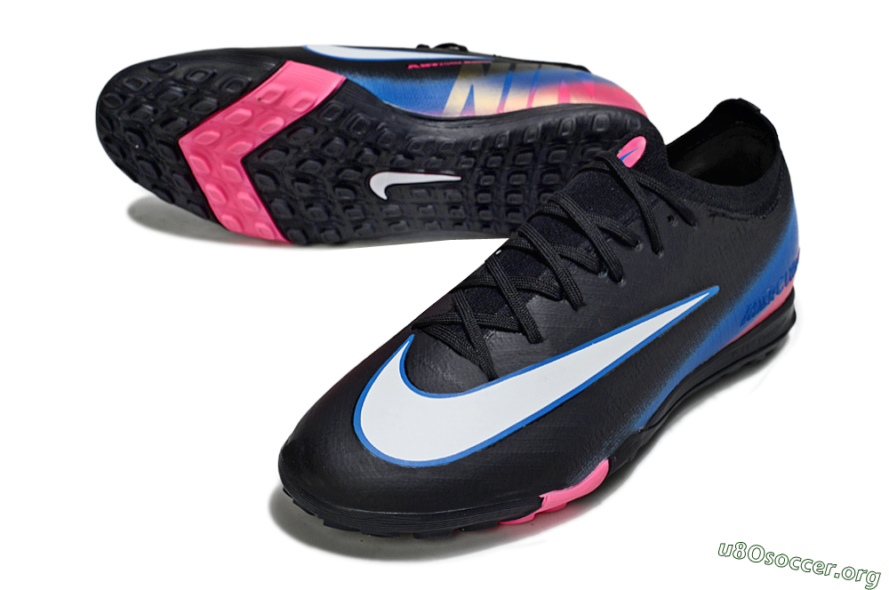 Nike Air Zoom Mercurial Vapor 16 Elite TF Football Shoes - Black/Electric Blue/Pink Fusion 0
