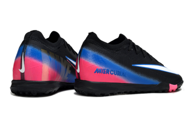 Nike Air Zoom Mercurial Vapor 16 Elite TF Football Shoes - Black/Electric Blue/Pink Fusion