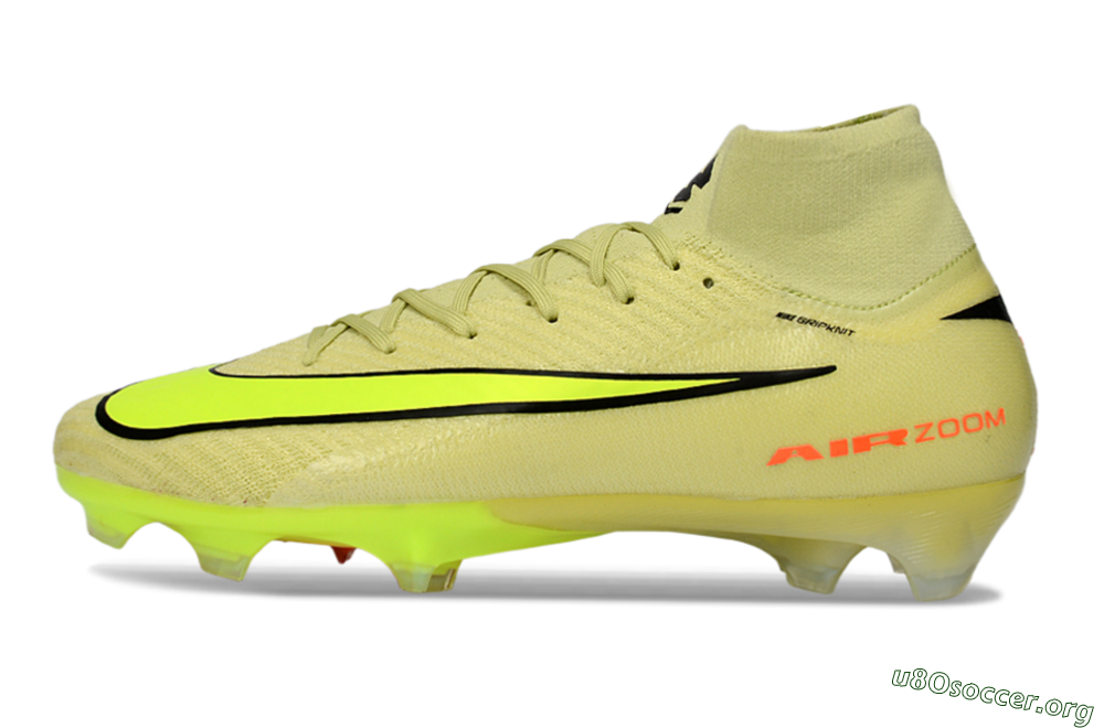 Nike Air Zoom Mercurial Superfly 10 Elite FG Football Boots - Yellow/Electric Lime/Neon Orange 3