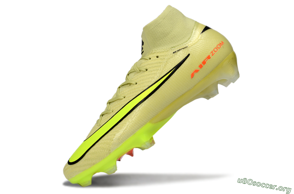 Nike Air Zoom Mercurial Superfly 10 Elite FG Football Boots - Yellow/Electric Lime/Neon Orange 5