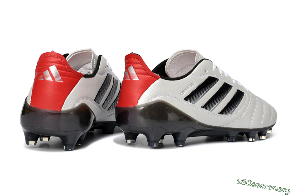 Adidas Copa Icon 2 AG Football Boots - White/Crimson Red/Jet Black 6