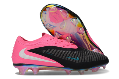 Nike Phantom 6 Low Elite FG Football Boots - Black/Hot Pink/Teal