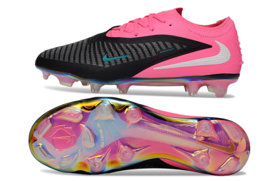 Nike Phantom 6 Low Elite FG Football Boots - Black/Hot Pink/Teal