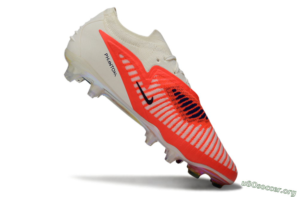 Nike Phantom 6 Low Elite FG Football Boots - Red/Bright Orange/White 4