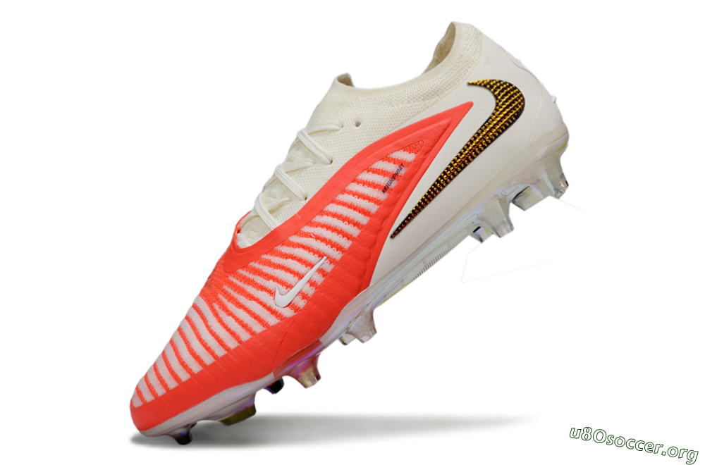 Nike Phantom 6 Low Elite FG Football Boots - Red/Bright Orange/White 5