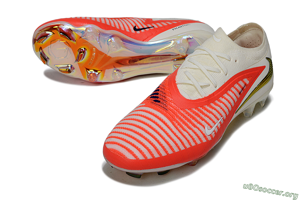 Nike Phantom 6 Low Elite FG Football Boots - Red/Bright Orange/White 0