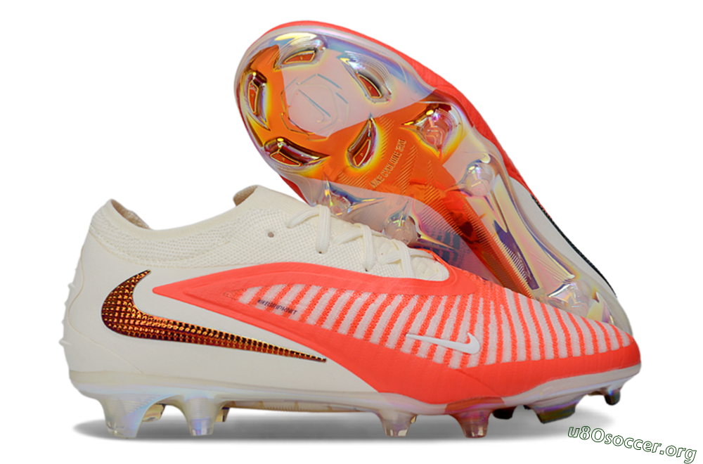 Nike Phantom 6 Low Elite FG Football Boots - Red/Bright Orange/White 2