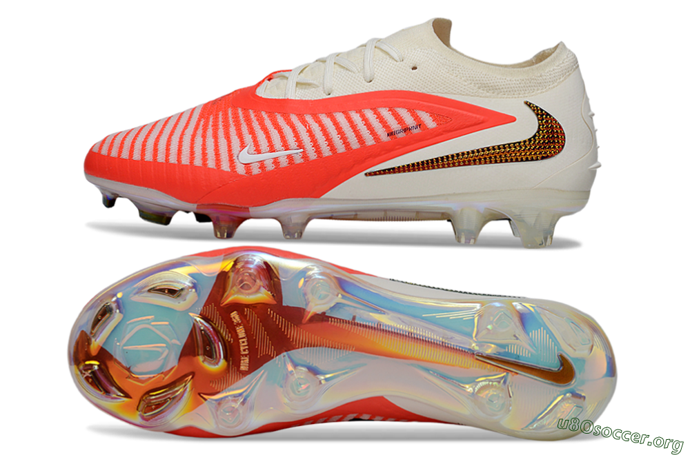 Nike Phantom 6 Low Elite FG Football Boots - Red/Bright Orange/White 1