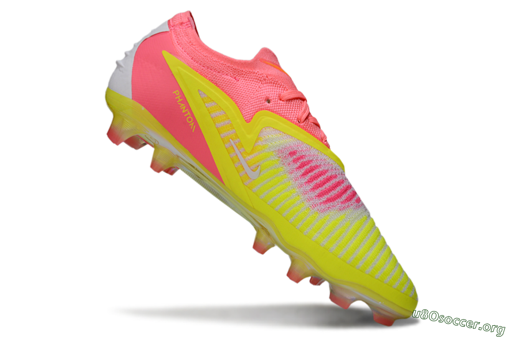 Nike Phantom 6 Low Elite FG Football Boots - Pink/Highlighter Yellow/Fluorescent Pink 4