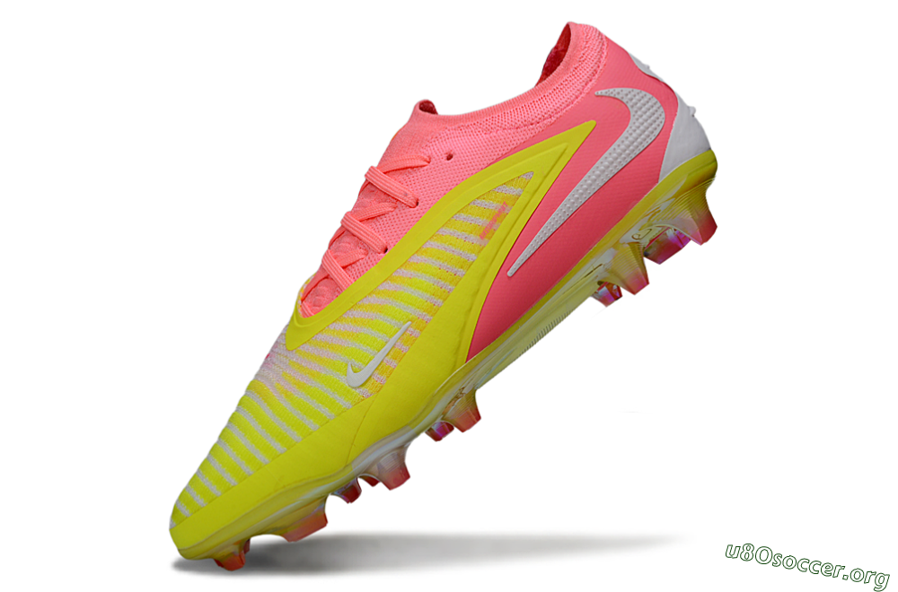 Nike Phantom 6 Low Elite FG Football Boots - Pink/Highlighter Yellow/Fluorescent Pink 5