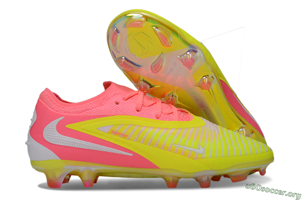 Nike Phantom 6 Low Elite FG Football Boots - Pink/Highlighter Yellow/Fluorescent Pink 2