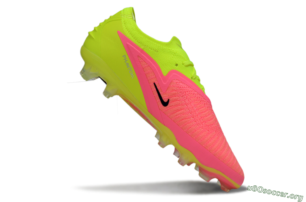 Nike Phantom 6 Low Elite FG Football Boots - Pink/Lime Green/Hot Pink 4