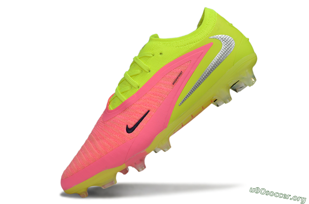 Nike Phantom 6 Low Elite FG Football Boots - Pink/Lime Green/Hot Pink 5