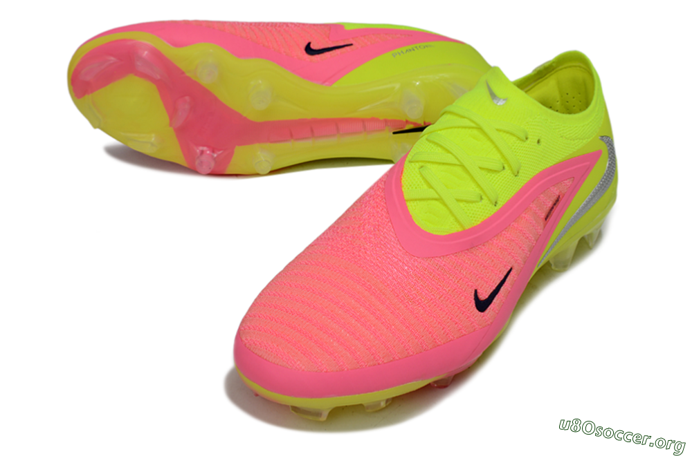 Nike Phantom 6 Low Elite FG Football Boots - Pink/Lime Green/Hot Pink 0