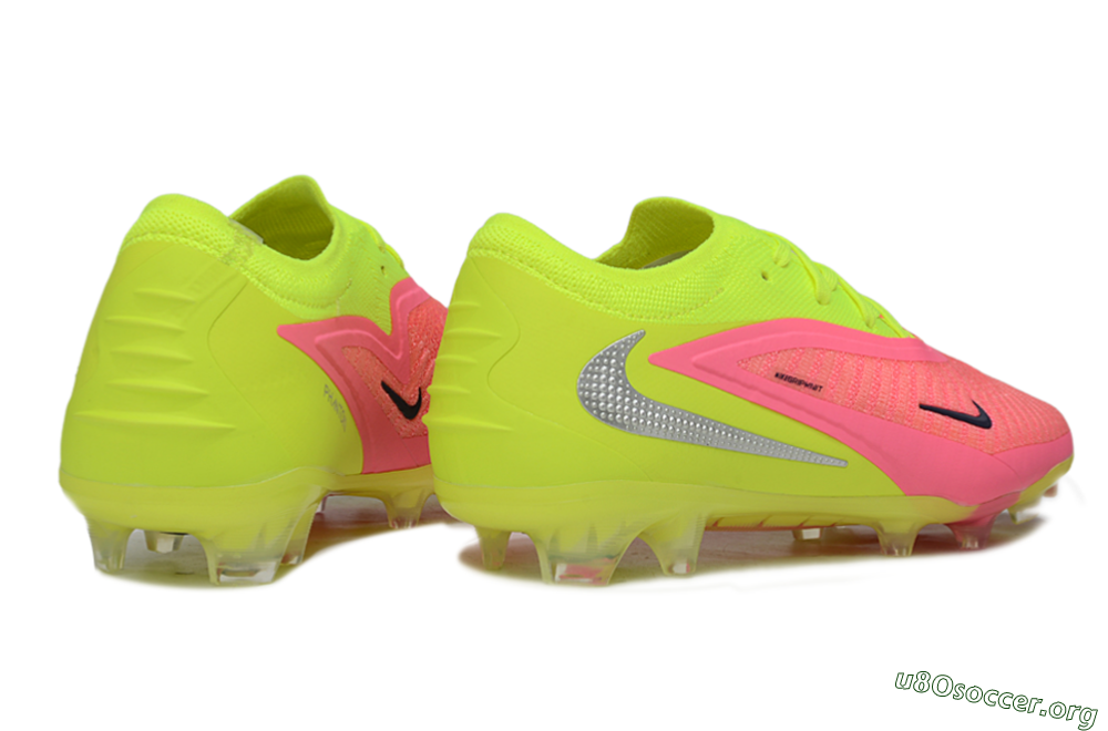 Nike Phantom 6 Low Elite FG Football Boots - Pink/Lime Green/Hot Pink 6