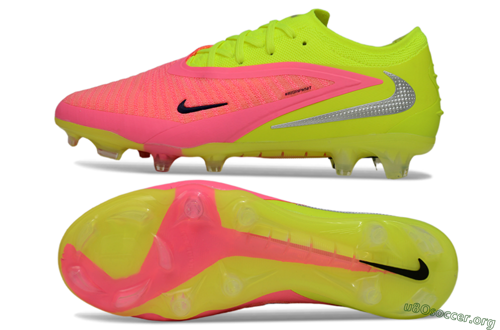 Nike Phantom 6 Low Elite FG Football Boots - Pink/Lime Green/Hot Pink 1