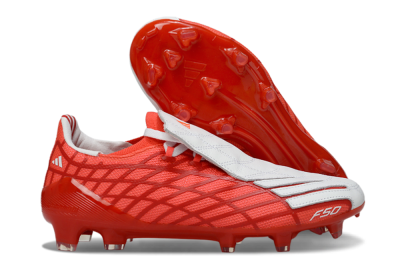 Adidas F50 Elite FG Football Boots - Red/Fiery Orange/Crimson Red
