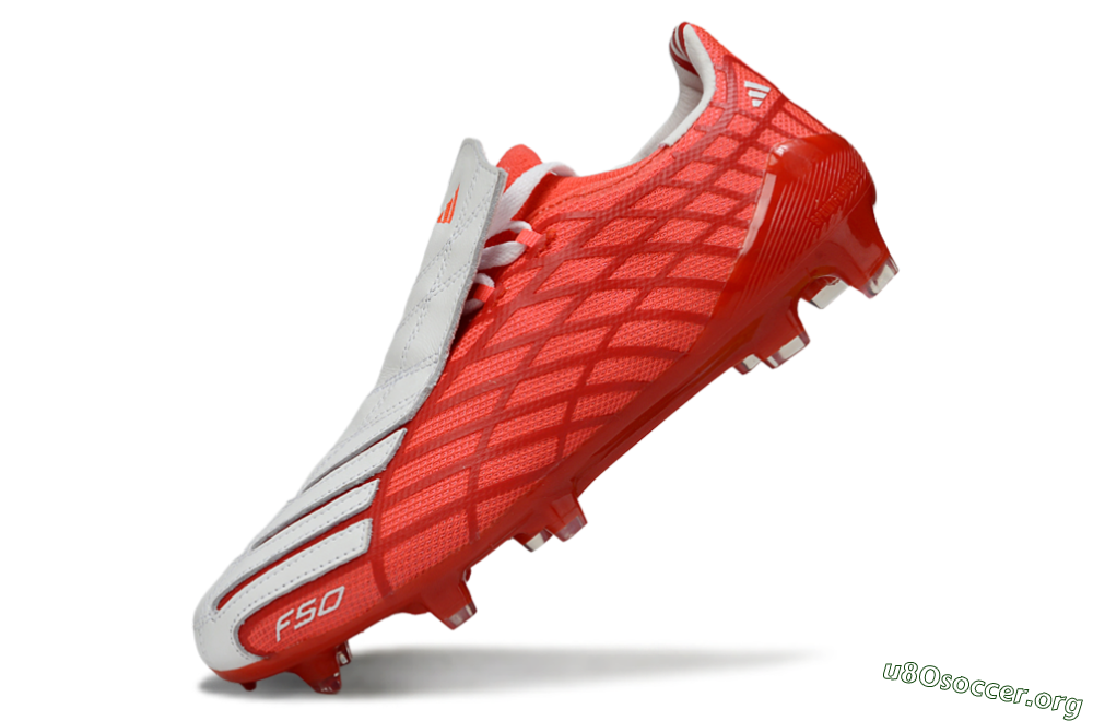 Adidas F50 Elite FG Football Boots - Red/Fiery Orange/Crimson Red 5