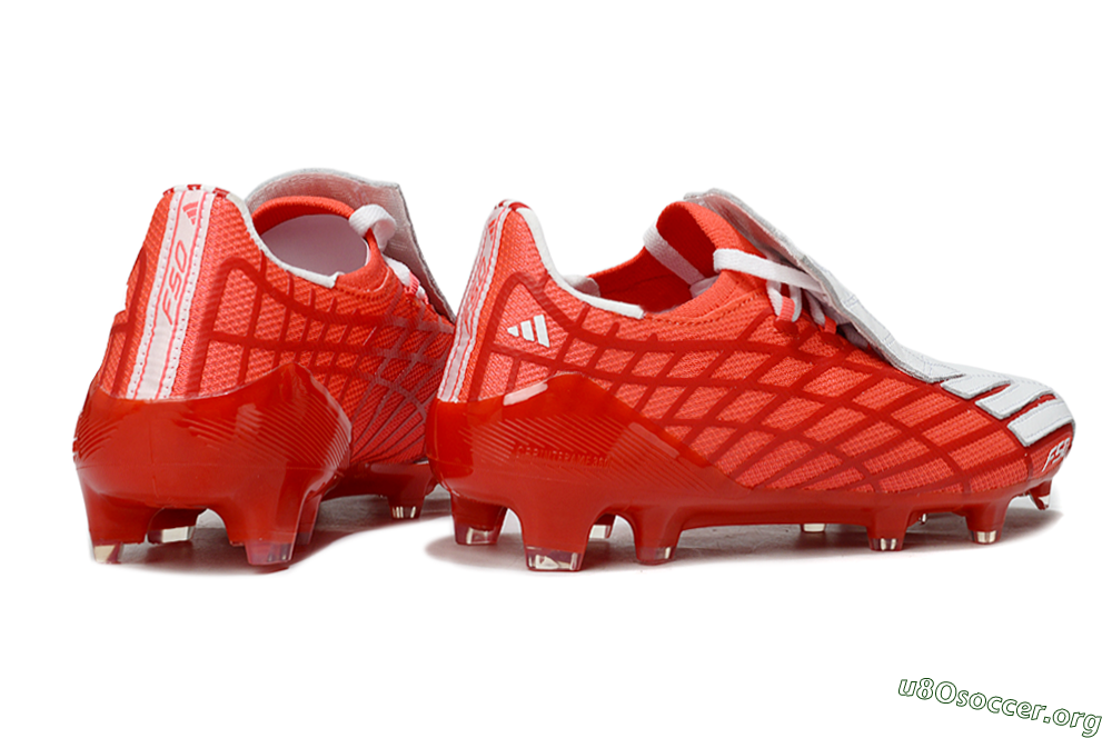 Adidas F50 Elite FG Football Boots - Red/Fiery Orange/Crimson Red 6