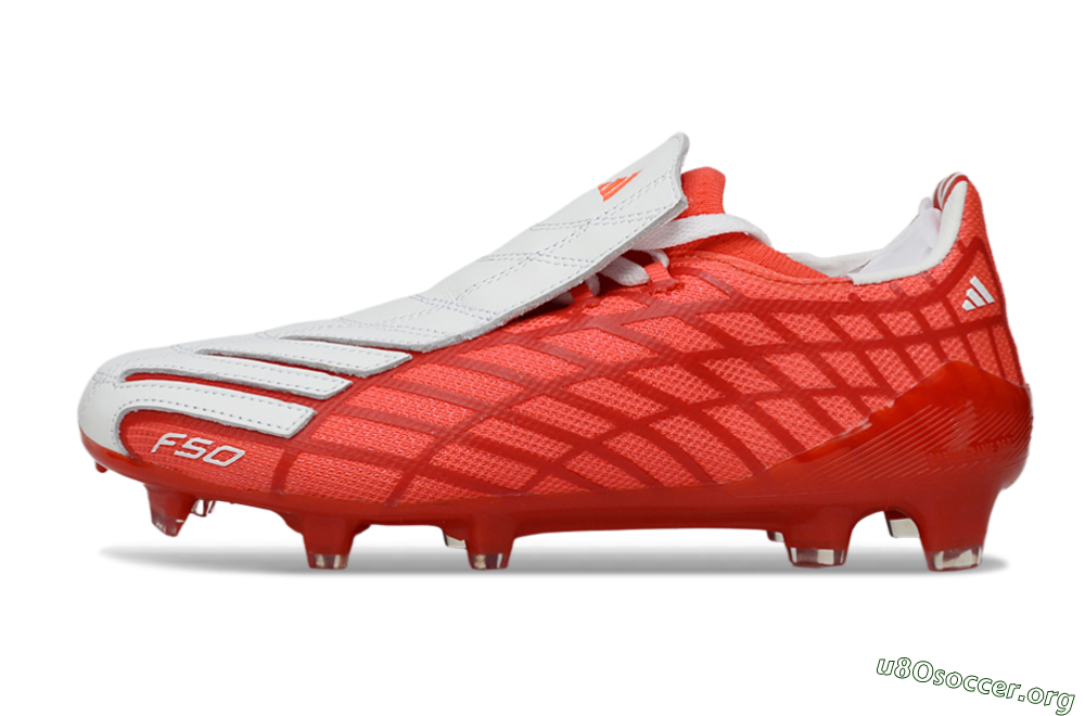 Adidas F50 Elite FG Football Boots - Red/Fiery Orange/Crimson Red 3