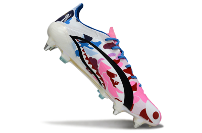 Adidas F50 Elite SG Football Boots - Pink/Camo Blue/Camo Red