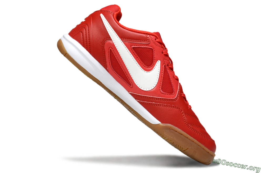 Supreme x Nike SB Gato IC Football Shoes - Red/Bright Red/Tangerine 4