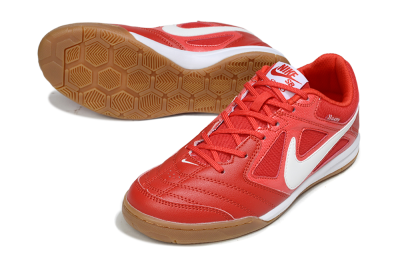 Supreme x Nike SB Gato IC Football Shoes - Red/Bright Red/Tangerine
