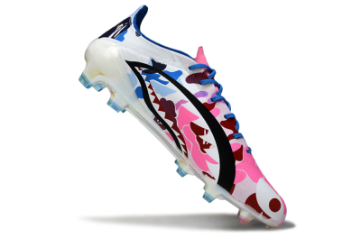 Adidas F50 Elite FG Football Boots - White/Bubblegum Pink/Denim Blue