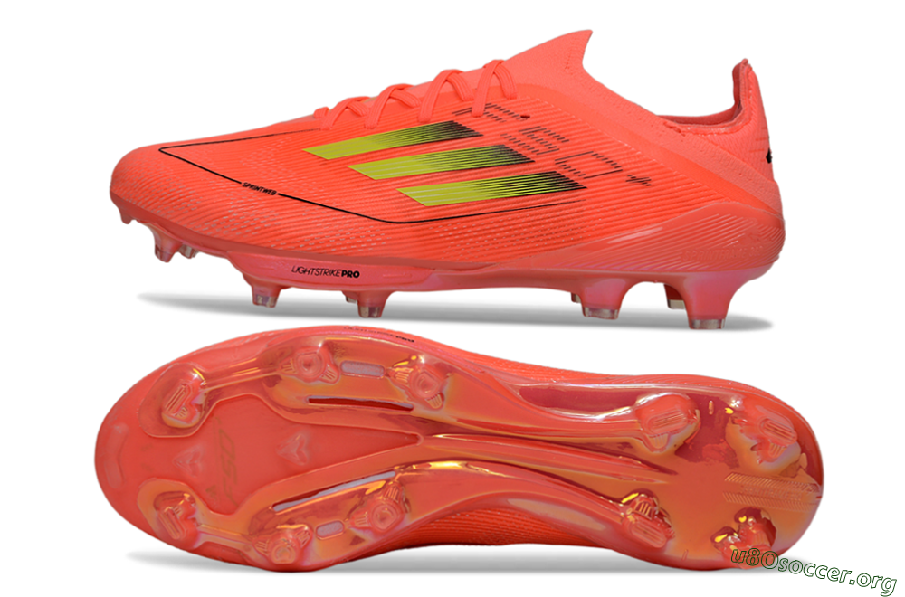Adidas F50+ Lightstrike Pro FG Football Boots - Pink/Bright Neon/Light Pink 1