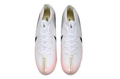 Nike Air Zoom Mercurial Vapor 16 Elite AG Football Boots - White/Coral Pink/Aqua Blue