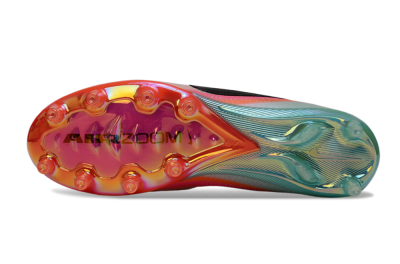 Nike Air Zoom Mercurial Vapor 16 Elite AG Football Boots - White/Coral Pink/Aqua Blue