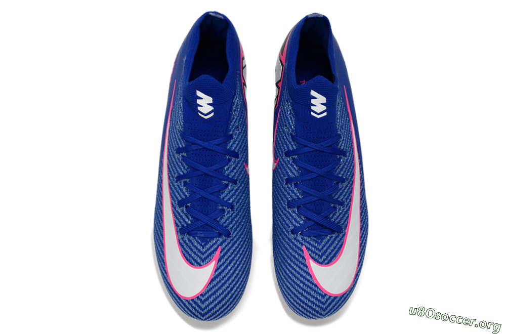 Nike Air Zoom Mercurial Vapor 16 Elite SG Football Boots - Blue/Vibrant Blue/Electric Pink 4