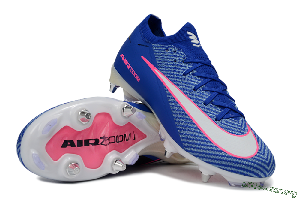 Nike Air Zoom Mercurial Vapor 16 Elite SG Football Boots - Blue/Vibrant Blue/Electric Pink 0