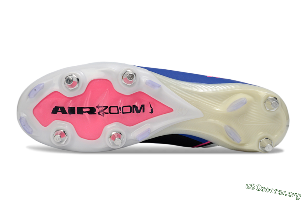 Nike Air Zoom Mercurial Vapor 16 Elite SG Football Boots - Blue/Vibrant Blue/Electric Pink 7