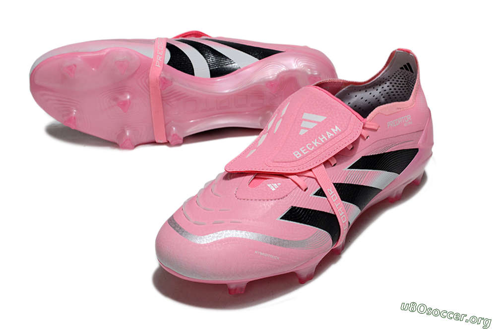 Adidas Predator 25 Elite Foldover Tongue FG Football Boots - Pink/Black/Silver 0