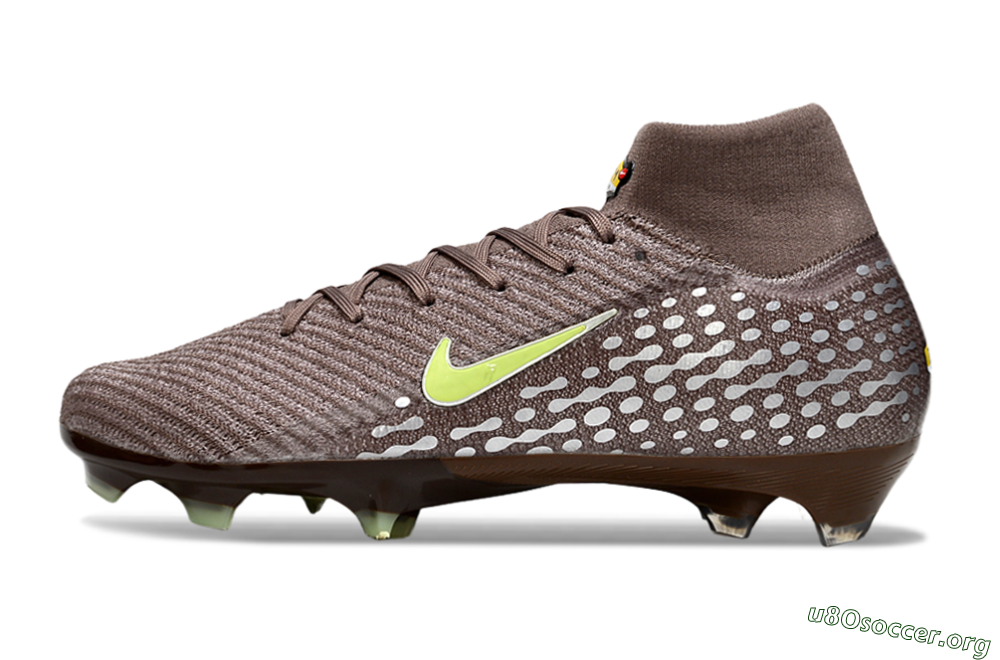 Nike Air Zoom Mercurial Superfly 10 Elite FG Football Boots - Brown/Yellow/Silver 3