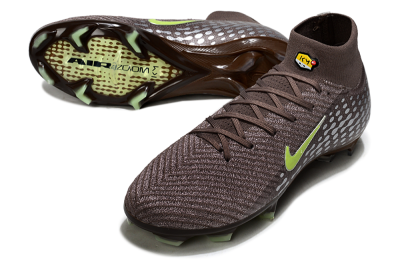 Nike Air Zoom Mercurial Superfly 10 Elite FG Football Boots - Brown/Yellow/Silver