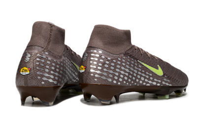 Nike Air Zoom Mercurial Superfly 10 Elite FG Football Boots - Brown/Yellow/Silver