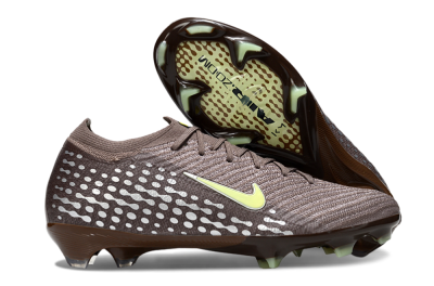 Nike Air Zoom Mercurial Vapor 16 Elite FG Football Boots - Brown/Yellow/Silver