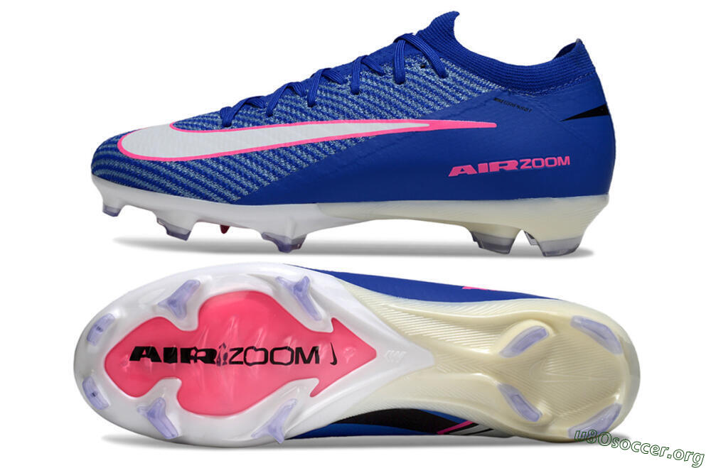 Nike Air Zoom Mercurial Vapor 16 Elite FG Football Boots - Blue/Pink/Silver 1