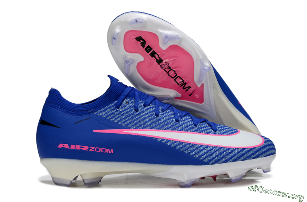 Nike Air Zoom Mercurial Vapor 16 Elite FG Football Boots - Blue/Pink/Silver 2