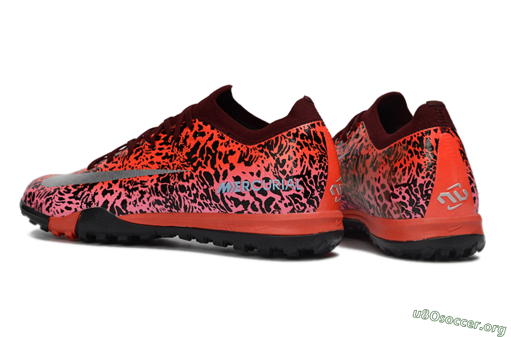 Nike Air Zoom Mercurial Vapor 16 Elite TF Football Shoes - Red/Electric Pink/Metallic Silver 4