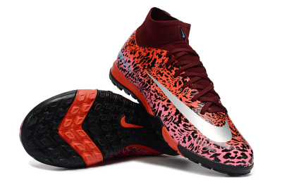 Nike Air Zoom Mercurial Superfly 10 Elite TF Football Shoes - Red/Coral Burst/Black Shadow